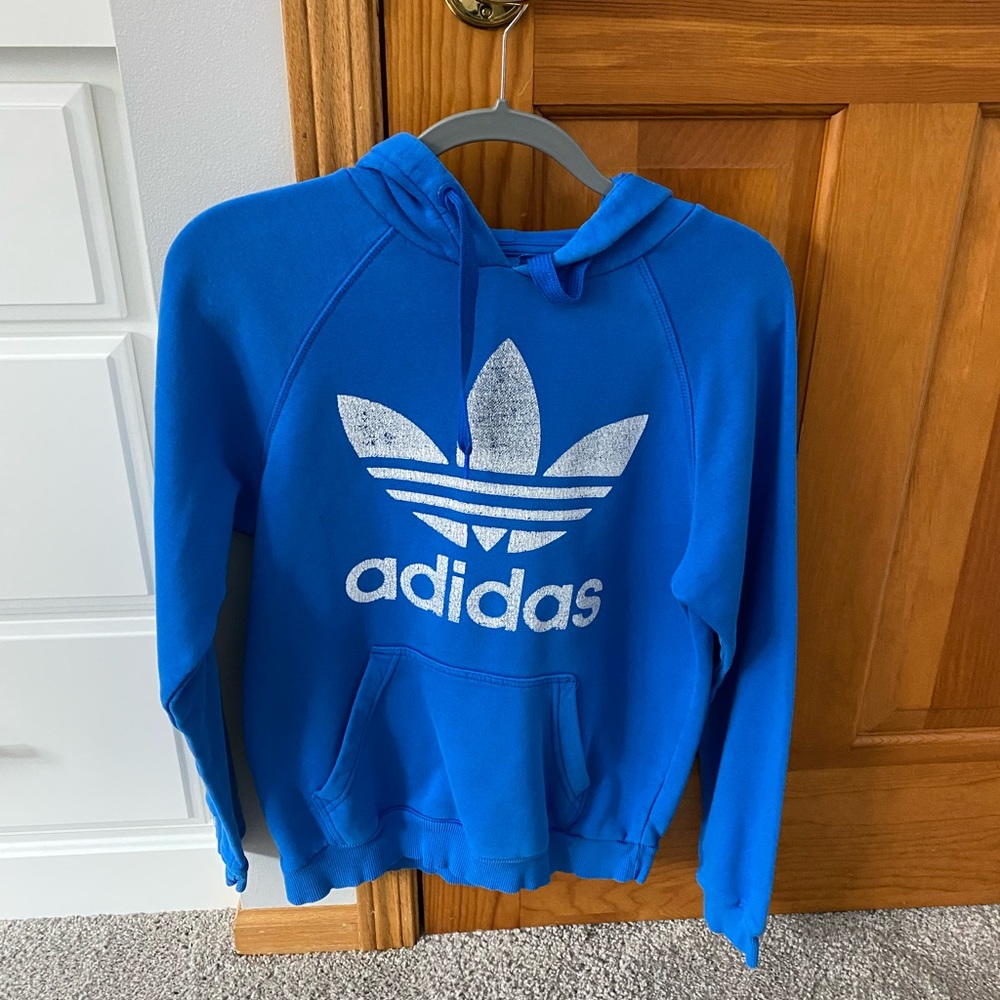 Adidas Royal blue unisex hoodie